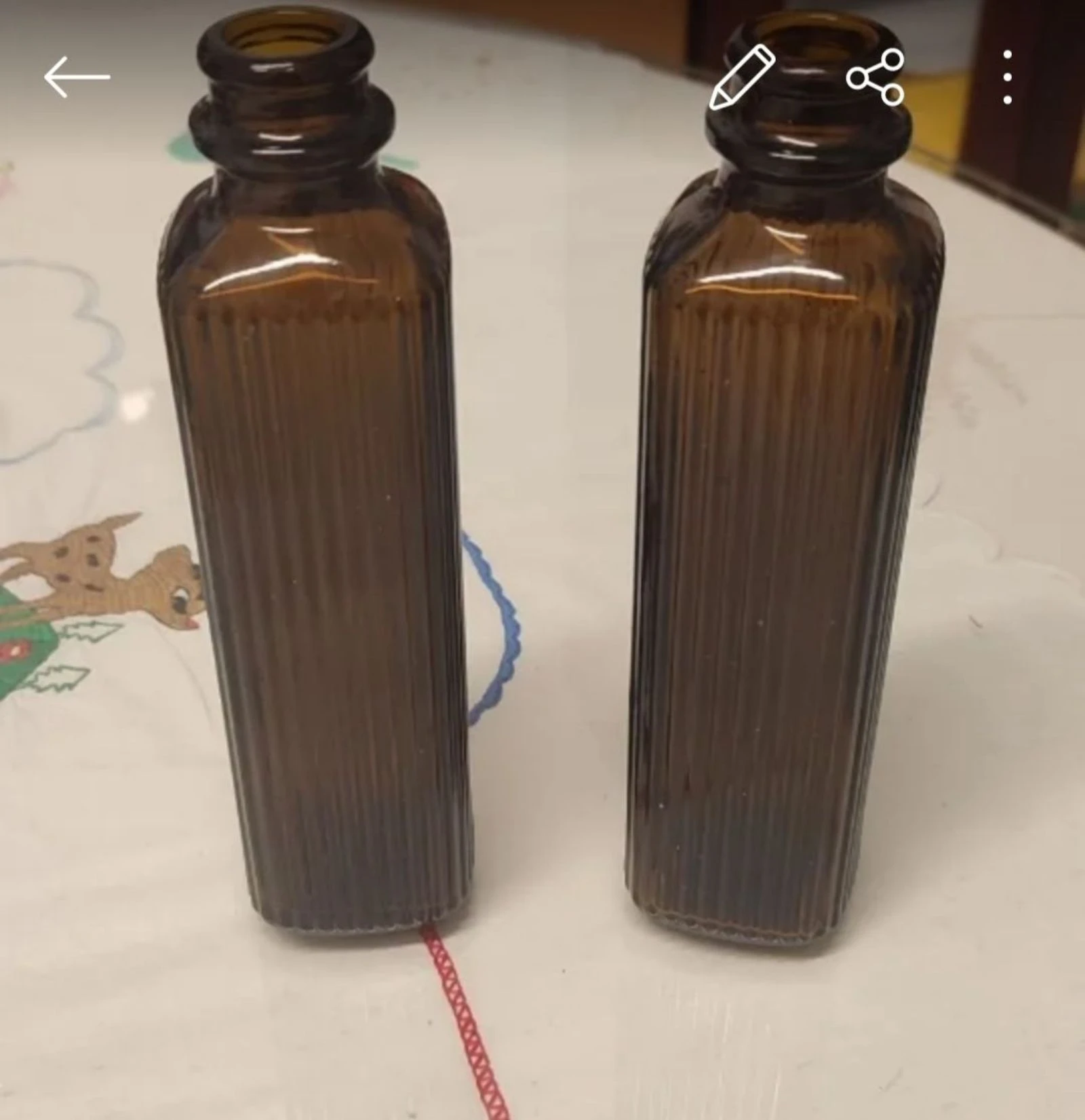 2 botellas vintage